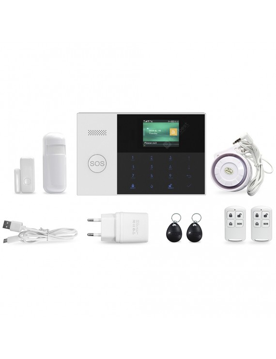 Alarm Systems - PG-105 WIFI+GSM Dual Network Alarm System Set