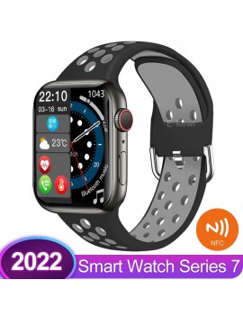 iwo DT7 Plus Smart Watch Series 7 NFC GPS Tracker Bluetooth Call Men Women 45mm Sport Smartwatch 2022 for Android Apple Phone