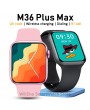 Smart Watches - M36 plus max Smart watch Women QR Code Full Screen Touch BT Call Watch Wireless charging SPORT WATCH MAN M36 plus max smartwatch