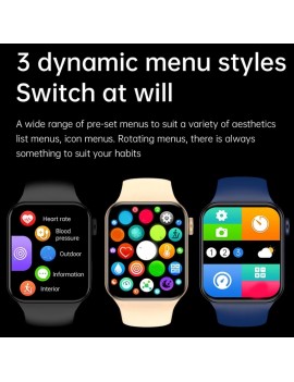 N76 Smart Watch 7 Series Rightangle Metal Frame 44mm Double Button Bluetooth Call Smartwatch