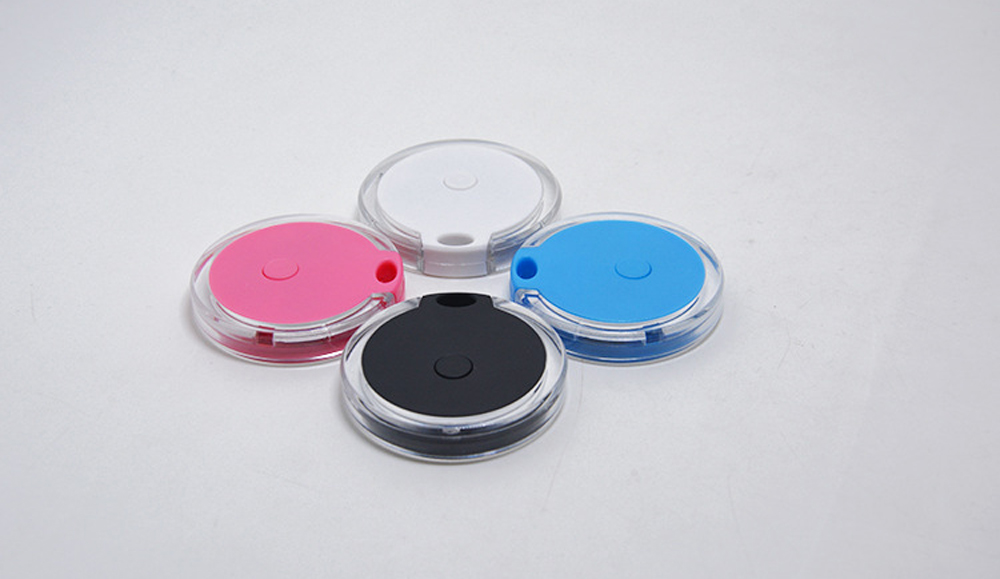 Bluetooth Anti-lost Device Key Luggage Tracking Finder Mobile Phone Bluetooth Two-way Alarm Pet Anti-lost Alarm - Rose Red